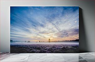 Πίνακας, Misty Morning Landscape Τοπίο ομιχλώδους πρωινού