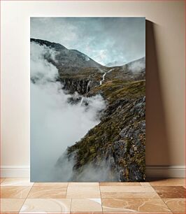 Πίνακας, Misty Mountain Landscape Ομιχλό Ορεινό Τοπίο