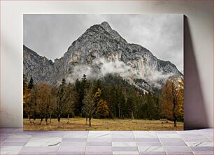 Πίνακας, Misty Mountain Landscape Ομιχλό Ορεινό Τοπίο