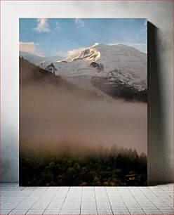 Πίνακας, Misty Mountain Landscape Ομιχλό Ορεινό Τοπίο