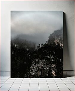 Πίνακας, Misty Mountain Landscape Ομιχλό Ορεινό Τοπίο