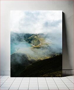 Πίνακας, Misty Mountain Landscape Ομιχλό Ορεινό Τοπίο