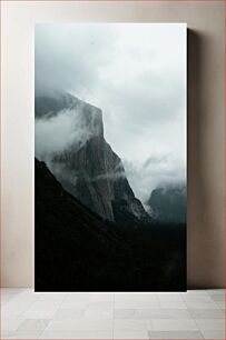 Πίνακας, Misty Mountain Landscape Ομιχλό Ορεινό Τοπίο