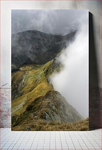 Πίνακας, Misty Mountain Landscape Ομιχλό Ορεινό Τοπίο