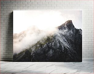 Πίνακας, Misty Mountain Landscape Ομιχλό Ορεινό Τοπίο