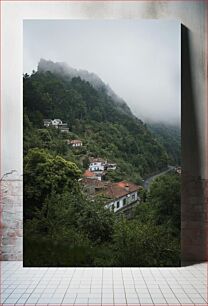 Πίνακας, Misty Mountain Village Misty Mountain Village