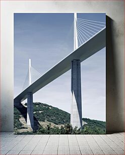 Πίνακας, Modern Bridge Over Landscape Σύγχρονη γέφυρα πάνω από το τοπίο