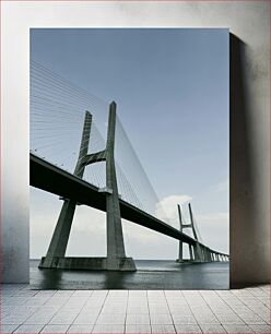 Πίνακας, Modern Bridge over Water Σύγχρονη γέφυρα πάνω από το νερό