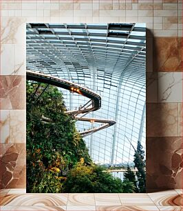 Πίνακας, Modern Greenhouse Walkway Μοντέρνος διάδρομος θερμοκηπίου