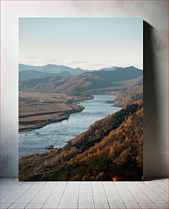 Πίνακας, Mountain and River Landscape Τοπίο βουνών και ποταμών