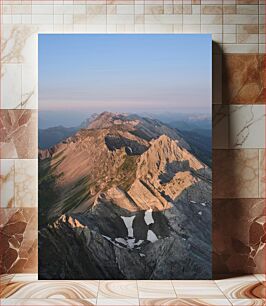 Πίνακας, Mountain Landscape at Sunset Ορεινό τοπίο στο ηλιοβασίλεμα