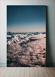 Πίνακας, Mountain Range Over Clouds Οροσειρά Πάνω από Σύννεφα