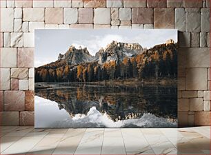 Πίνακας, Mountain Reflection at Sunset Αντανάκλαση βουνού στο ηλιοβασίλεμα