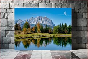 Πίνακας, Mountain Reflection in Lake Αντανάκλαση βουνού στη λίμνη