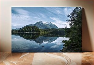 Πίνακας, Mountain Reflection Αντανάκλαση βουνού