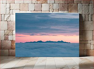 Πίνακας, Mountain Skyline at Dusk Ορίζοντας του βουνού στο σούρουπο