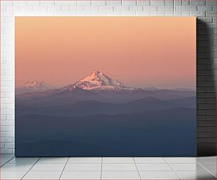 Πίνακας, Mountain Sunrise Ανατολή του βουνού