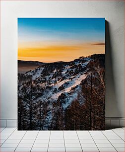 Πίνακας, Mountain Sunset Landscape Ορεινό τοπίο ηλιοβασιλέματος