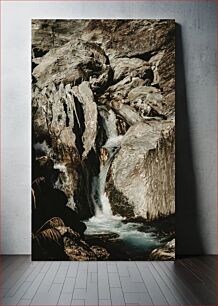 Πίνακας, Mountain Waterfall Ορεινός καταρράκτης