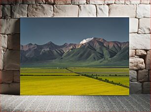 Πίνακας, Mountains and Field at Dusk Βουνά και χωράφι στο σούρουπο