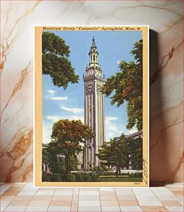 Πίνακας, Municipal Group "Campanile" Springfield, Mass