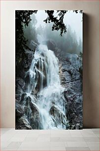 Πίνακας, Mystical Waterfall in the Forest Μυστικός Καταρράκτης στο Δάσος