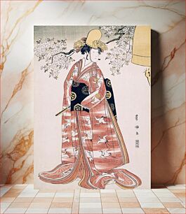 Πίνακας, Nakamura Noshio II as Hanako as a Shirabyōshi Dancer by Utagawa Toyokuni I