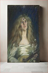 Πίνακας, Natalie with Mandolin by Alice Pike Barney