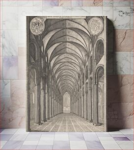 Πίνακας, Navis Ecclesiae Cathedralis St. Pauli, London, Prospectus interior