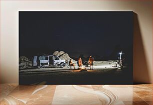 Πίνακας, Night Camping Under the Stars Νυχτερινό Camping Under the Stars