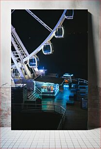 Πίνακας, Night Ferris Wheel Ride Νυχτερινή βόλτα με ρόδα λούνα παρκ