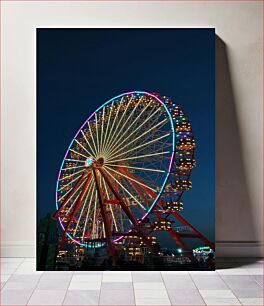 Πίνακας, Night-time Ferris Wheel Νυχτερινή ρόδα