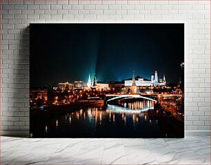 Πίνακας, Night View of a Cityscape Νυχτερινή άποψη ενός αστικό τοπίο