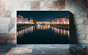 Πίνακας, Night View of Ponte Vecchio Νυχτερινή θέα στο Ponte Vecchio