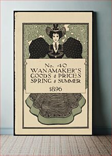 Πίνακας, No. 40. Wanamaker's goods & prices, spring & summer 1896