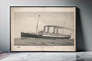 Πίνακας, North German Lloyd steamship, Kronprinz Wilhelm / photograph by West & Son, SouthSea, copyright ; engraved by John A. Lowell & Co., Boston, U.S.A. Copyright 1902