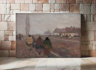 Πίνακας, On the road from the michalovice market, Teodor Jozef Mousson