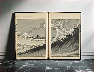 Πίνακας, One Hundred Views of Mount Fuji (1835) in high resolution by Katsushika Hokusai