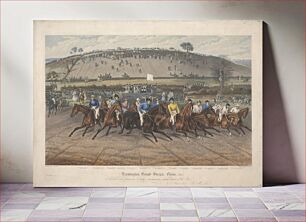 Πίνακας, One of a set of four: Leamington Grand Steeple Chase ... 1837. Plate 1. Capt. Beecher on Vivian .