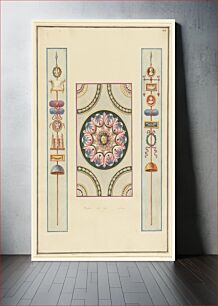 Πίνακας, Ornament Design, Patera and Roman Standards, Michel Angelo Pergolesi