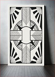 Πίνακας, Ornament with circle and cross (Ornament met cirkel en kruis) (c.1905) by Samuel Jessurun de Mesquita