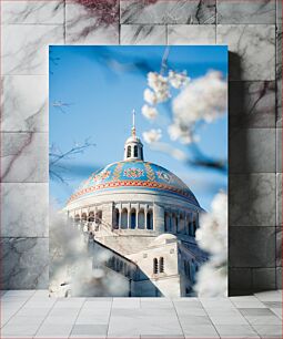 Πίνακας, Ornate Dome Against Blue Sky Περίτεχνος θόλος ενάντια στο γαλάζιο του ουρανού