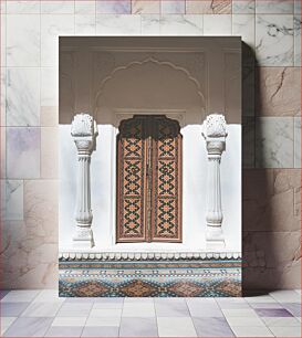 Πίνακας, Ornate Traditional Doorway Περίτεχνη Παραδοσιακή Πόρτα