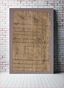 Πίνακας, Papyrus Fragment