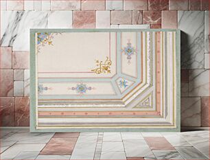 Πίνακας, Partial design for a painted ceiling by Jules Lachaise and Eugène Pierre Gourdet