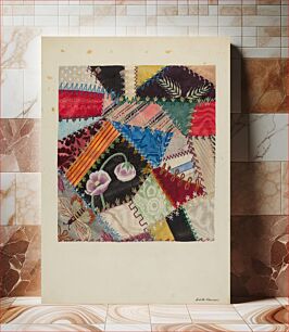 Πίνακας, Patchwork Quilt (Section)(c. 1937) by Edith Towner