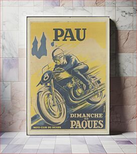 Πίνακας, Pau : dimanche de Pâques, moto-club du Béarn / Garcia, R