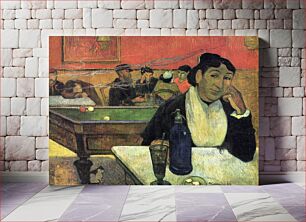 Πίνακας, Paul Gauguin's Night café, Arles (1888)