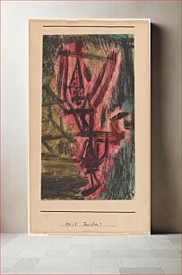 Πίνακας, Paul Klee's Feuer Clown I (Fire Clown), (1921)