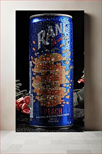 Πίνακας, Peach Flavored Drink Can Δοχείο ποτού με γεύση ροδάκινο